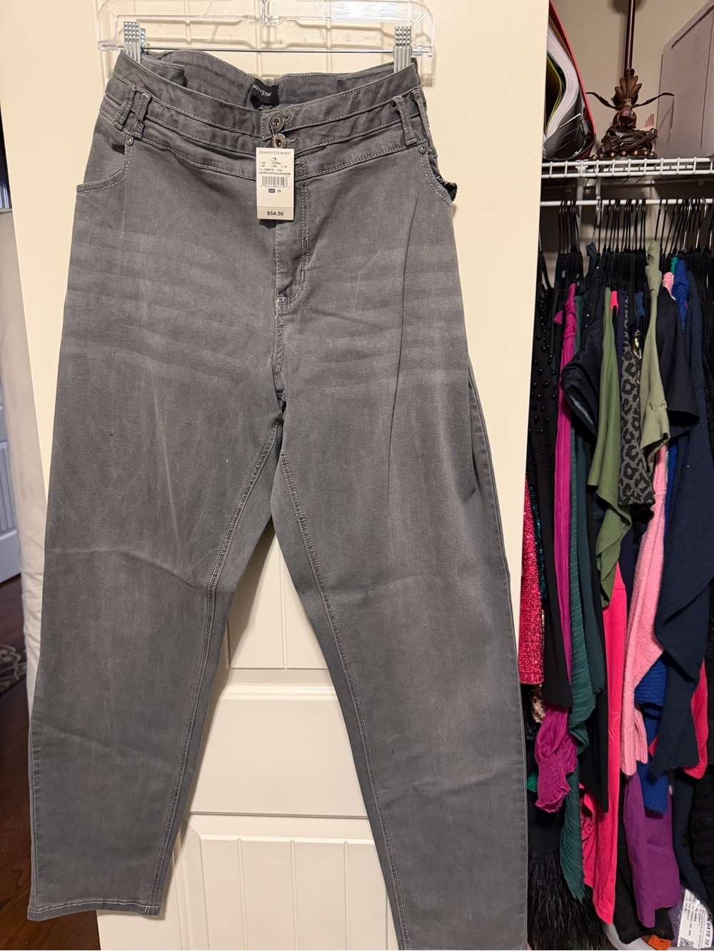 Ashley Stewart- Plus Size- Gray Women's Jeggings- BNWT- Size 26W